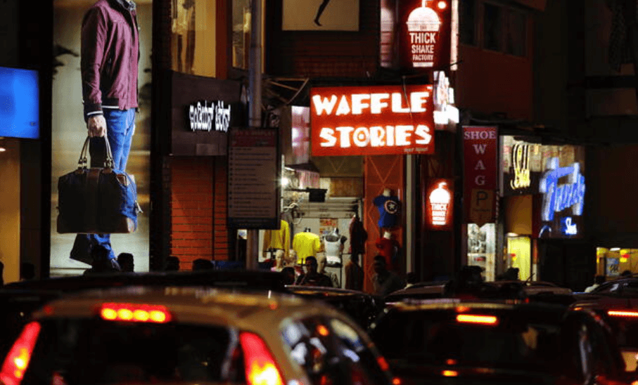 cafe culture for Bangalore tech startup employees.